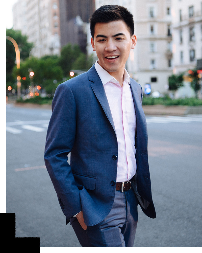 Douglas Ng on the streets of NYC